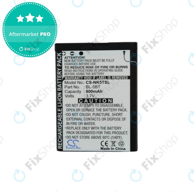 Nokia 2600 Classic - Baterie BL-5BT 800mAh HQ