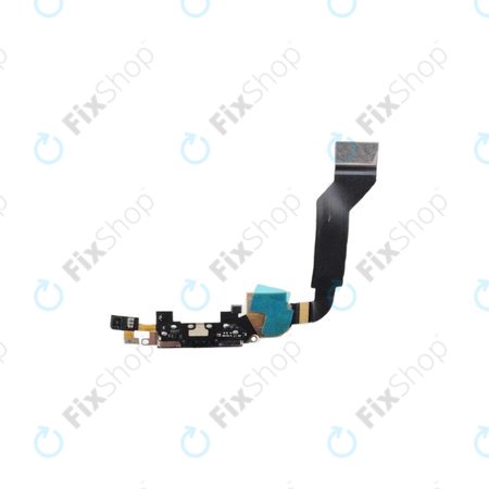 Apple iPhone 4S - Conector de Încărcare + Microfon + Cablu Flex (Black)