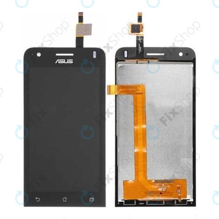 Asus Zenfone C ZC451CG - Ecran LCD + Sticlă Tactilă + Ramă (Black) TFT