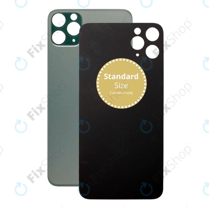 Apple iPhone 11 Pro - Sticlă Carcasă Spate (Green)