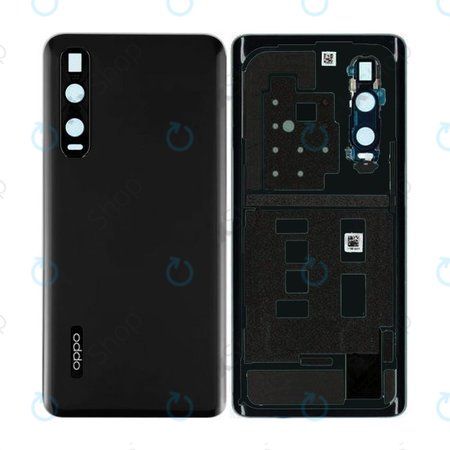 Oppo Find X2 Pro - Carcasă Baterie (Black) - 4903804 Genuine Service Pack