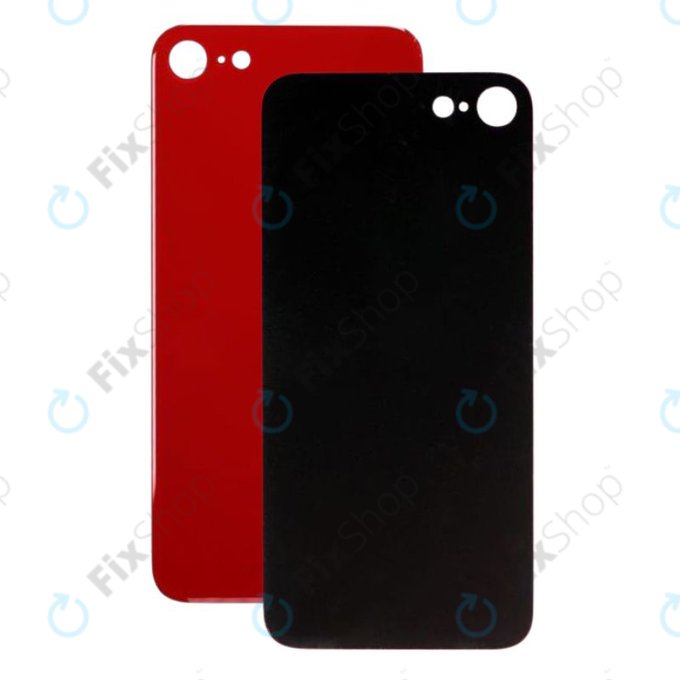 Apple iPhone SE (2nd Gen 2020) - Sticlă Carcasă Spate (Red)