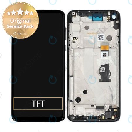 Motorola Moto G Pro - Ecran LCD + Sticlă Tactilă + Ramă (Mystic Indigo) - 5D18C16909 Genuine Service Pack