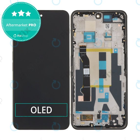 Nothing Phone (3a) Pro - Ecran LCD + Sticlă Tactilă + Ramă (Black) OLED