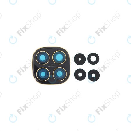 Xiaomi Poco X7 - Sticlă Cameră Spate cu Ramă (Black)