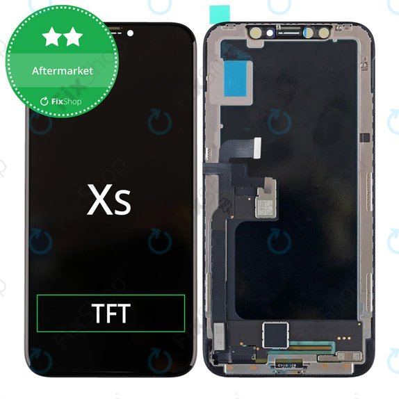 Ecran pentru iPhone XS, Sticlă tactilă cu ramă