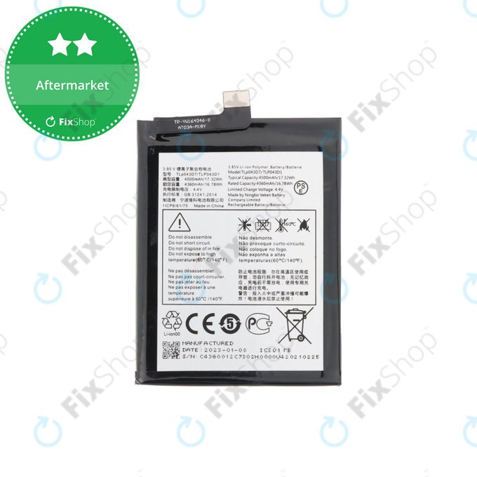 TCL 10 Pro, 10+, 20 Pro 5G - Baterie TLP043D1 4500mAh