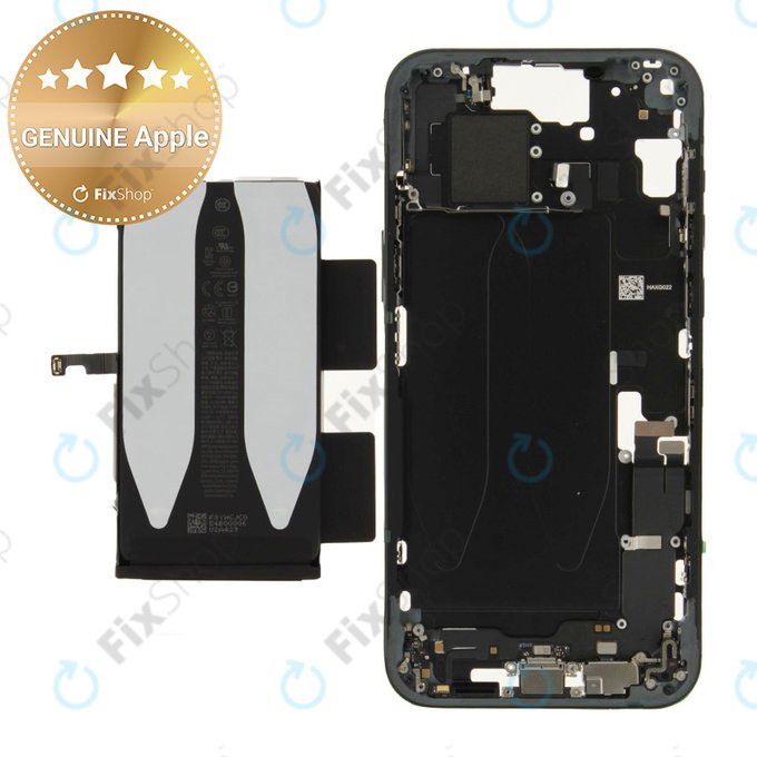 Ramă Mijlocie cu Baterie iPhone 15 Plus | Black | ZD076-00674 | Genuine Apple