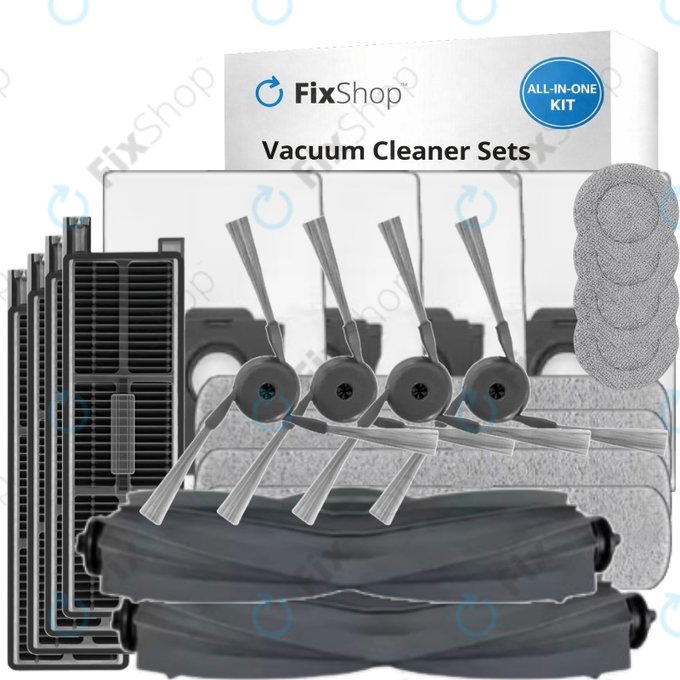 Set de piese de schimb pentru Dreame Mova Z50 Ultra, Z5, Z5 Pro (2x Perie principală, 4x Filter, 4x Perie laterală, 4x Mop, 4x Lavetă laterală de mop, 4x Sac de praf)