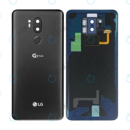 LG G710EM G7 ThinQ - Carcasă Baterie + Senzor odtlačku prsta (Negru) - ACQ90241011