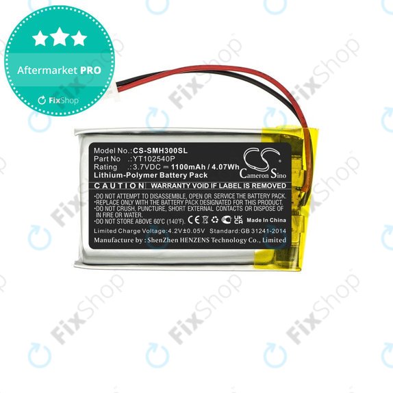 Baterie pentru Sena 30K, Sena 50S, SP46, 1100mAh, Li-Pol, 3.7V, YT102540P, HQ