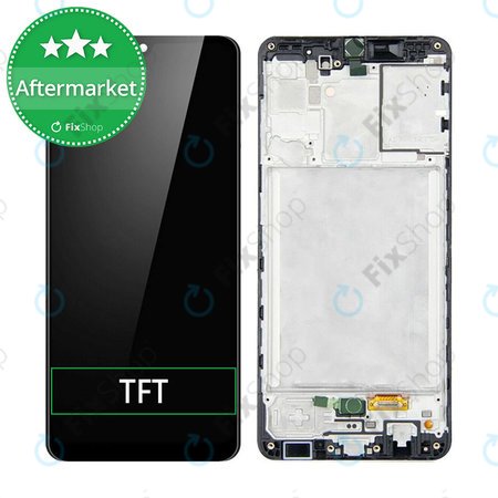 Samsung Galaxy A31 A315F - Ecran LCD + Sticlă Tactilă + Ramă (Prism Crush Black) TFT