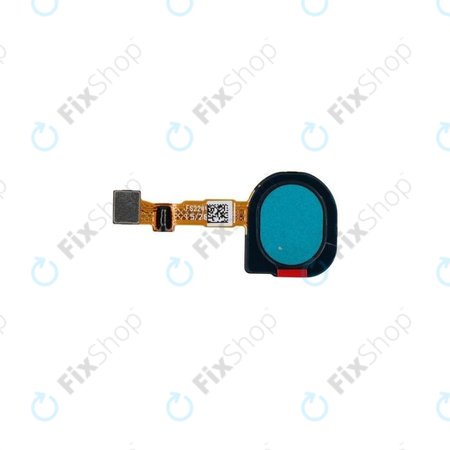 Samsung Galaxy M11 M115F - Senzor de Amprentă Deget + Cablu Flex (Metallic Blue) - GH81-18751A Genuine Service Pack