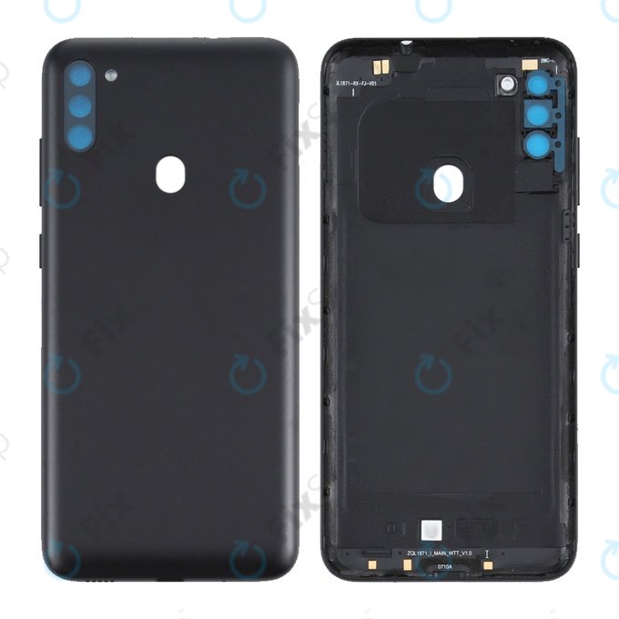 Samsung Galaxy M11 M115F - Carcasă Baterie (Black) - GH81-19132A Genuine Service Pack