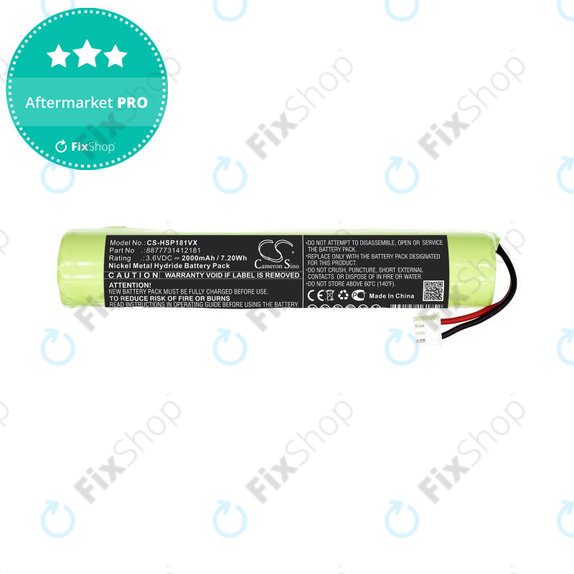 Baterie pentru Hurricane Spin Scrubber, Brush Cleaner Mop, 2000mAh, Ni-MH, 3.6V, 8877731412181, HQ