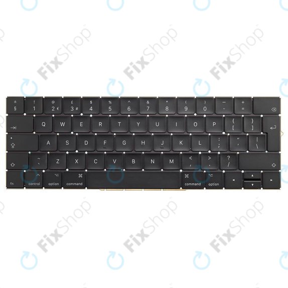 Apple MacBook Pro 13" A1706, 15" A1707 (Late 2016 - Mid 2017) - Tastatură UK