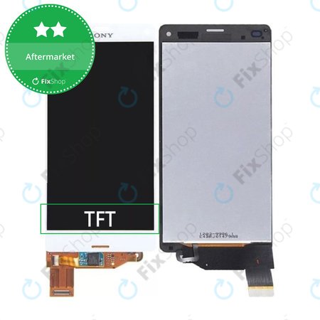 Sony Xperia Z3 Compact D5803 - Ecran LCD + Sticlă Tactilă (White) TFT