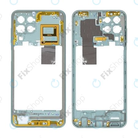 Samsung Galaxy M33 5G M336B - Ramă Mijlocie (Green) - GH98-47410C Genuine Service Pack