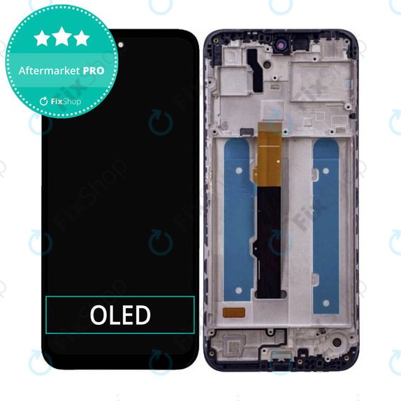 Motorola Moto G42 XT2233 - Ecran LCD + Sticlă Tactilă + Ramă (Black) OLED