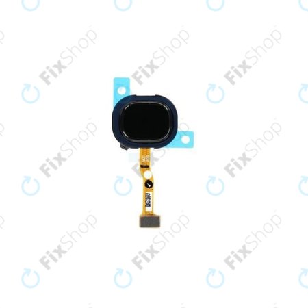 Samsung Galaxy M21 M215F - Senzor de Amprentă Deget + Cablu Flex (Raven Black) - GH96-13467A Genuine Service Pack