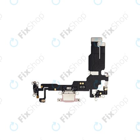 Apple iPhone 15 - Conector de Încărcare + Cablu Flex (Pink)