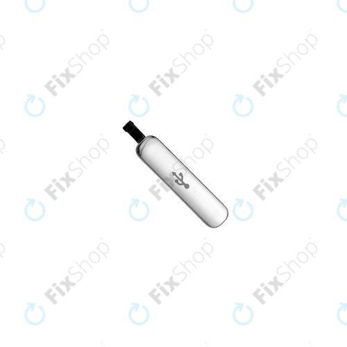 Samsung Galaxy S5 G900F - Capac Conector Încărcare USB (Silver) - GH98-32941A Genuine Service Pack