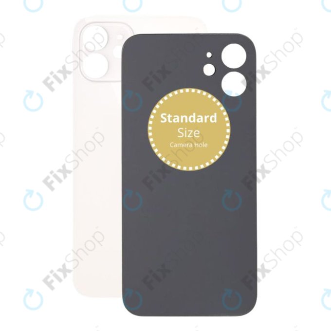 Apple iPhone 12 - Sticlă Carcasă Spate (White)
