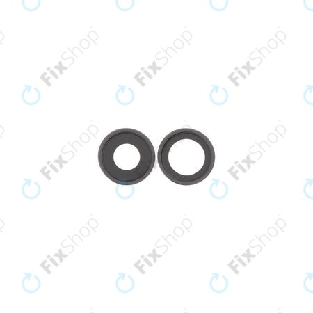 Apple iPhone 17 - Sticlă Cameră Spate cu Ramă (Black) - 2buc