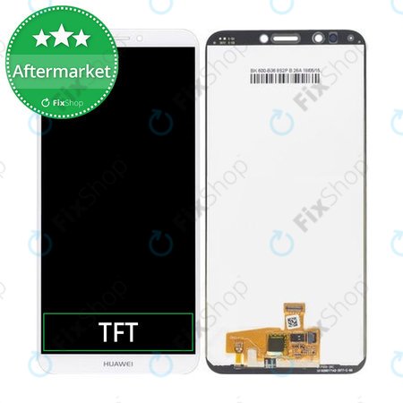 Huawei Y7 Prime (2018) - Ecran LCD + Sticlă Tactilă (White) TFT