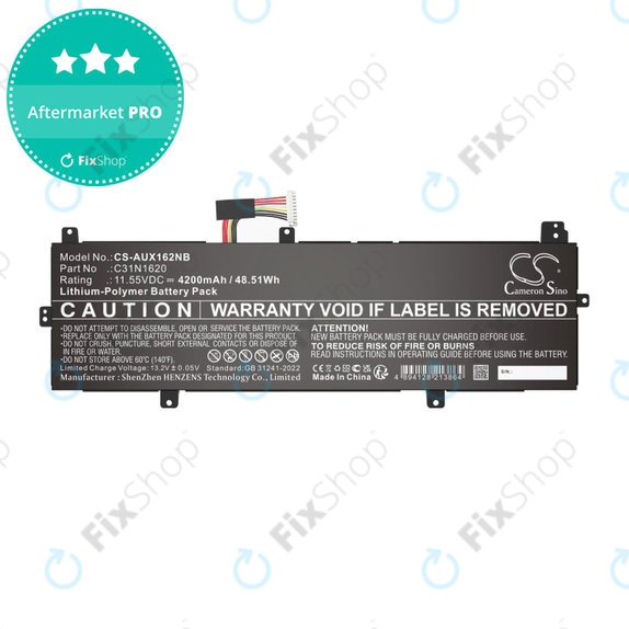 Baterie pentru Asus BX430, Expertbook B5440fa, P5240ua-1a, 4200mAh, Li-Pol, 11.55V, C31N1620, HQ