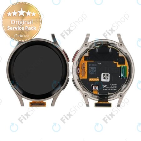 Samsung Galaxy Watch 5 Pro 45mm R925 - Ecran LCD + Sticlă tactilă + Ramă (Gray Titanium) - GH82-30045A Genuine Service Pack