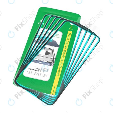 Autocolant de etanșare sub sticlă spate pentru iPhone 15 Pro, 2UUL BA15P, (5buc)