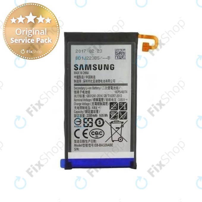 Samsung Galaxy A3 A320F (2017) - Baterie EB-BA320ABE 2350mAh - GH43-04677A Genuine Service Pack