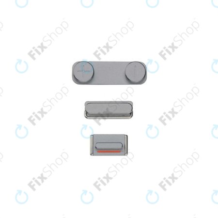 Apple iPhone 5S, SE - Butoane de Pornire + Volum + Modul Silen?ios (Space Gray)