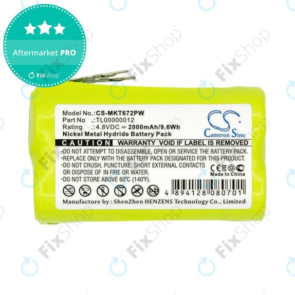 Baterie pentru Makita 6722D, 6723DW, 2000mAh, Ni-MH, 4.8V, TL00000012, HQ