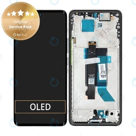 Xiaomi Redmi Note 14 Pro 5G 24090RA29G - Ecran LCD + Sticlă Tactilă + Ramă (Midnight Black) - 56002300O1600 Genuine Service Pack