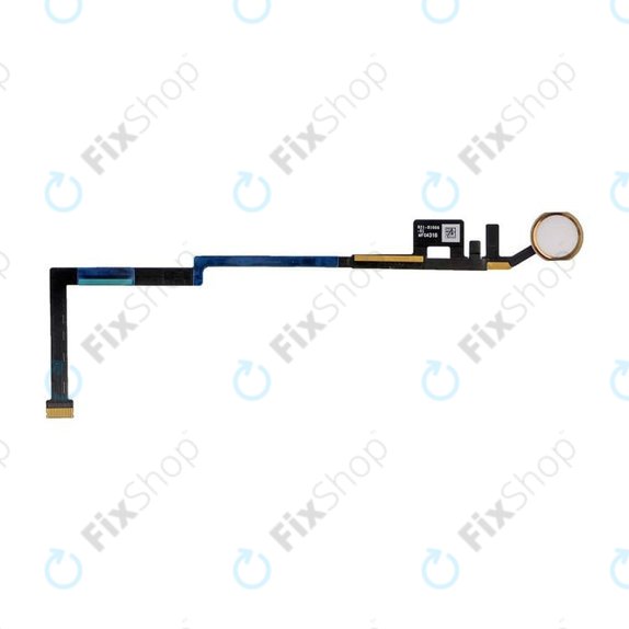 Apple iPad (5th Gen 2017), (6th Gen 2018) - Buton Acasă + Cablu Flex (Gold)