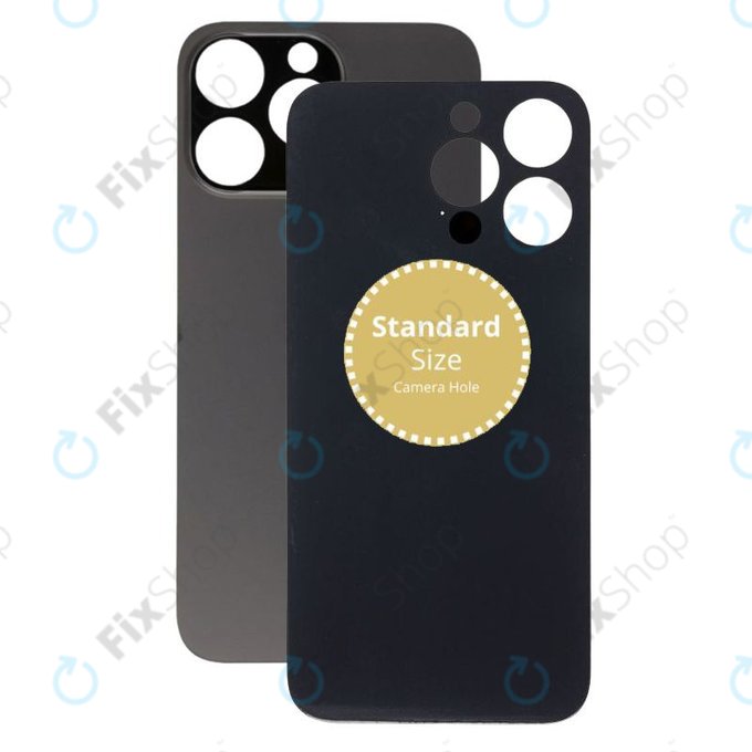 Apple iPhone 14 Pro Max - Sticlă Carcasă Spate (Space Black)
