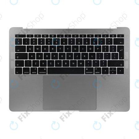Apple MacBook Pro 13" A1708 (Late 2016 - Mid 2017) - Superior Ramă Tastatură + Tastatură UK + Microfon + Trackpad + Boxe (Space Gray)