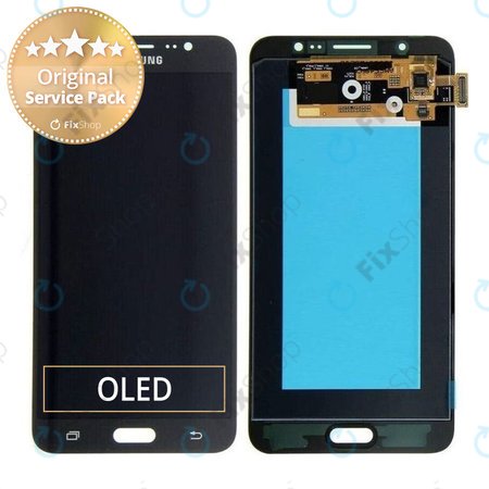 Samsung Galaxy J7 J710FN (2016) - Ecran LCD + Sticlă Tactilă (Black) - GH97-18855B Genuine Service Pack