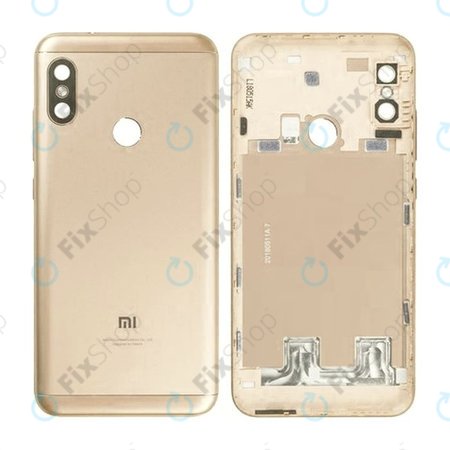 Xiaomi Mi A2 Lite - Carcasă Baterie (Gold) - 560220049033 Genuine Service Pack