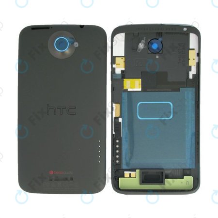 HTC One X - Carcasă Baterie (Negru) - 74H02176-01M