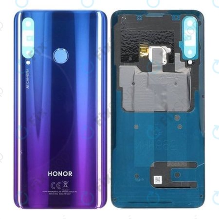 Huawei Honor 20 Lite - Carcasă Baterie + Senzor de Amprentă (Phantom Blue) - 02352QNB, 02352QNT Genuine Service Pack