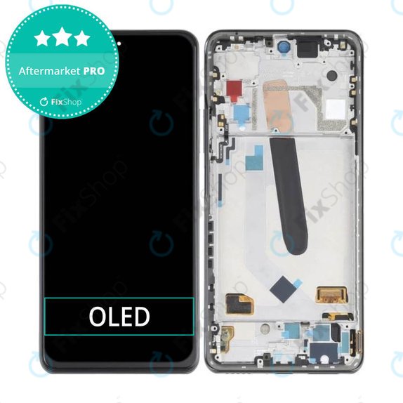 Xiaomi Mi 11i - Ecran LCD + Sticlă Tactilă + Ramă (Cosmic Black) OLED