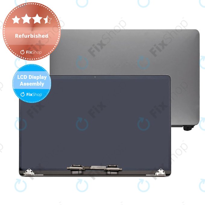 Apple MacBook Pro 16" A2141 (Late 2019 - Mid 2020) - Ecran LCD + Sticlă Frontală + Carcasă Spate (Space Gray) Refurbished