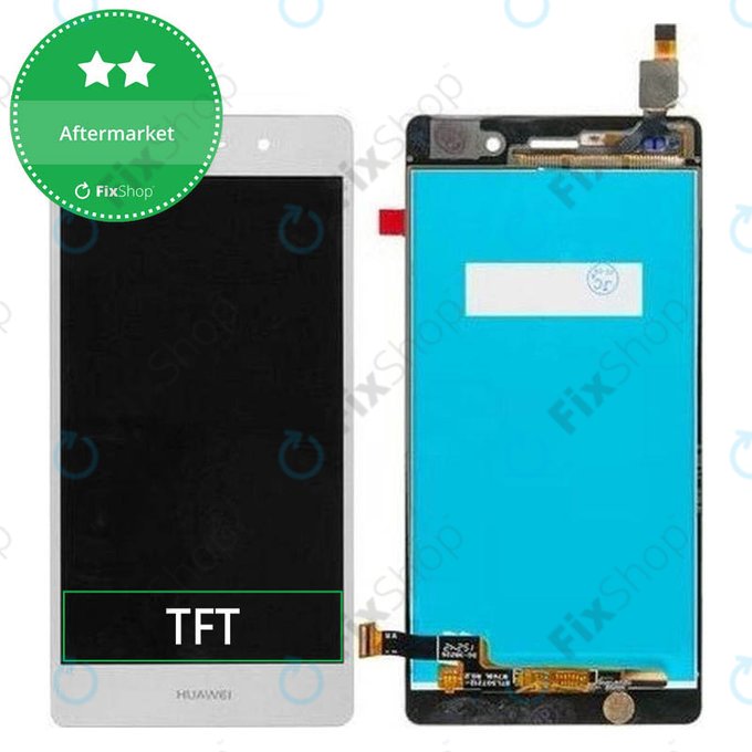 Huawei P8 lite - Ecran LCD + Sticlă Tactilă (White) TFT