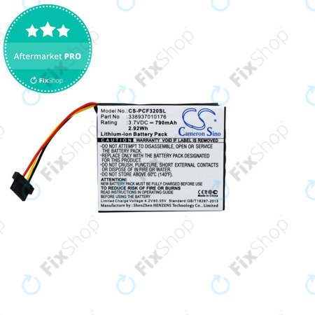 Baterie pentru Pioneer AVIC-F320BT, 790mAh, Li-Ion, 3.7V, 338937010176, HQ