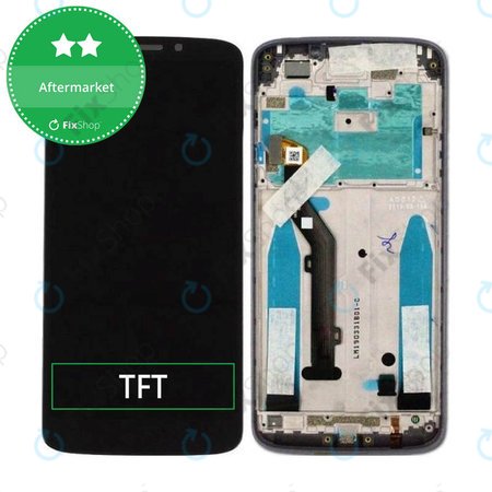 Motorola Moto E5 XT1944 - Ecran LCD + Sticlă Tactilă + Ramă (Black) TFT