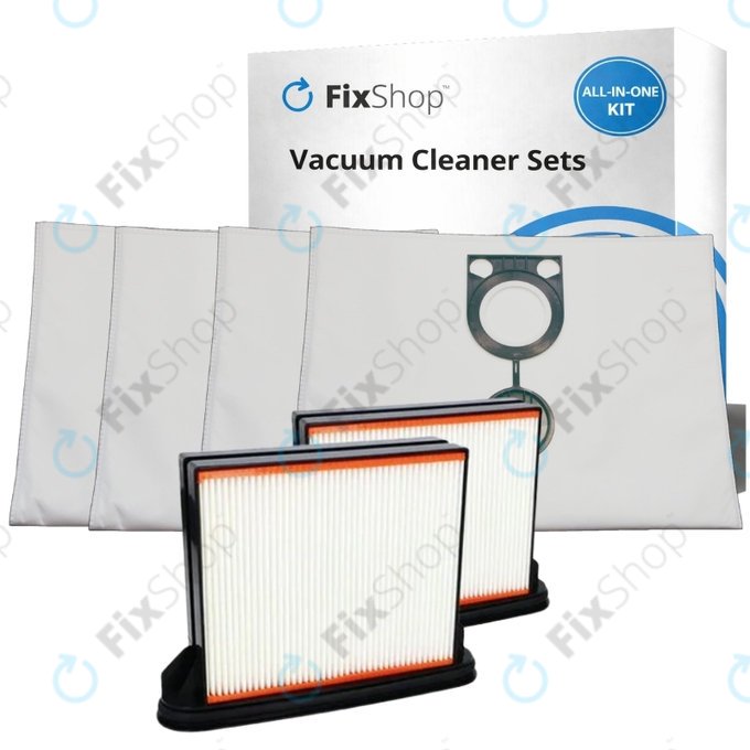 Set de piese de schimb pentru BOSCH GAS 25 (2x Filter, 4x Sac de praf)