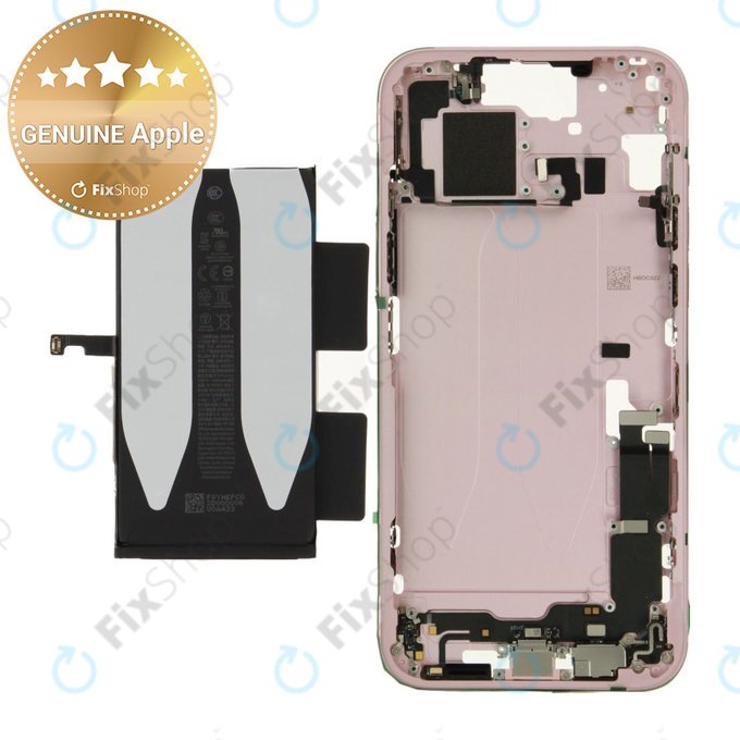 Ramă Mijlocie cu Baterie iPhone 15 Plus | Pink | ZD076-00675 | Genuine Apple